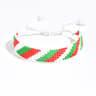 Meetvii Handwoven Seed Bead Adjustable Bracelet  National Flag Color Beaded Friendship Wristband 25