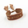Boho Woven Friendship Wrap Bracelet  Handmade Braided Love Heart Embroidered Adjustable Rope Bracel 24