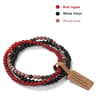 3pcs Natural Stone Bead Bracelets  4 Mm Quartz Agate  Black Onyx Elastic Stretch Bracelets For Wome 8