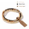 3pcs Natural Stone Bead Bracelets  4 Mm Quartz Agate  Black Onyx Elastic Stretch Bracelets For Wome 11
