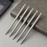 Stainless Steel Twist Ballpoint Pen  Medium Nib Smooth Writing Metal Pen For Office School  Busines 6