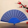 Solid Color Folding Hand Fan  Portable Elegant Fan For Weddings Parties Home Decor  Gifts 7