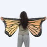 Womens Butterfly Wings Cape  Polyester Fairy Shawl Cosplay Costume Cloak  Festival DressUp Accessor 10