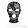 Black Gothic Lace Full Face Mask  Stretch Mesh Hood With Eye  Mouth Openings For Halloween Cosplay 6