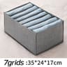 Foldable Jeans Pants Storage Box  Wardrobe Clothes Organizer For Jeans TShirts Underwear Bras  Sock 6