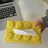 Creative Building Block Tissue Box Holder  Cartoon Plastic Napkin Storage Box For Home Office  Desk 11