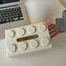 Creative Building Block Tissue Box Holder  Cartoon Plastic Napkin Storage Box For Home Office  Desk 10