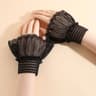 1 Pair Lace Detachable Sleeve Cuffs  Ruffle Fake Cuffs Sun Protection Wrist Sleeves For Women Sweat 15