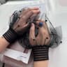 1 Pair Lace Detachable Sleeve Cuffs  Ruffle Fake Cuffs Sun Protection Wrist Sleeves For Women Sweat 20