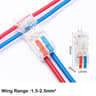Mini TType Quick Wire Connector  Insulated Electrical Splice Terminal Block For Fast Cable Connecti 8