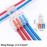 Mini TType Quick Wire Connector  Insulated Electrical Splice Terminal Block For Fast Cable Connecti 11