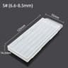 Clear Plastic Drill Bit Storage Box  510 Slot MultiSize Organizer Case For Drill Bits  Small Hardwa 11