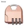 3Digit Combination Padlock  Resettable Zinc Alloy Mini Security Lock For Luggage Suitcase Gym Locke 8