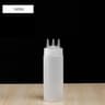 Plastic Squeeze Sauce Bottle  Leakproof PE Condiment Dispenser With 3 Nozzles For Ketchup Oil  Dres 9