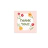 50pcs Cartoon Flower Thank You Cards  Multicolor Gratitude Cards For Gifts Parties Small Business   9