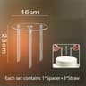 MultiLayer Cake Tier Support Set  Reusable Round Cake Boards With Transparent Plastic Dowel Rods Fo 8