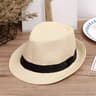 Kids Straw Sun Hat  Breathable Wide Brim Panama Beach Hat For Boys  Girls Outdoor Summer Travel 9