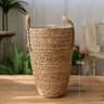 Tall Natural Wicker Planter Basket  Woven Rattan Flower Pot Floor Vase Laundry  Toy Storage Basket  6