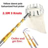 Metal Fruit Picker  Adjustable Telescopic High Tree Fruit Picking Tool With Basket Bag Hook Knife   6