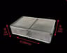 Stainless Steel Cleaning Net Basket  Durable Metal Storage Container With Lid For Kitchen Home  Eve 10