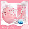 10pcs Floral  Starry Sky Face Masks  3Layer Breathable Polyester Face Coverings With Elastic Ear Lo 7