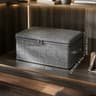Stackable Fabric Storage Boxes  Foldable Polyester Organizer Bins With Lids  Handles For Clothes Cl 6