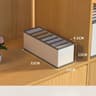 Foldable Fabric Drawer Organizer  MultiCompartment Clothes Storage Box With Handles For Closet Pant 6