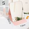 Portable Folding Makeup Mirror  Compact Desktop Vanity Mirror With Storage For Dorm Home Travel  Da 6