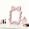 Butterfly Knot Desktop Makeup Mirror  SingleSided Vanity Mirror For Dorm Room Bedroom Dressing Tabl 7
