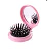 Mini Folding Travel Hair Brush With Mirror  236 In Round Pocket Air Cushion Comb For Women Girls Ha 7