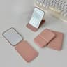 Portable Foldable Makeup Mirror  Compact PU Leather Desktop  Handheld Vanity Mirror With Adjustable 9