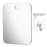 6 In Acrylic AntiFog Shower Mirror  Wall Suction Rectangle Shaving Makeup Mirror For Bathroom Trave 6