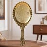 Vintage Baroque Handheld Makeup Mirror  Portable HD Cosmetic Mirror For Home Travel Office  Hair St 6