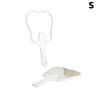 Tooth Shaped Handheld Mirror  Unbreakable Portable Dental Mouth Mirror For Makeup Oral Care  Dentis 16