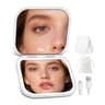 Lighted Makeup Mirror  1X 10X Magnification Foldable Travel Mirror With 3 Color Lighting For Makeup 7