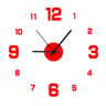 Creative Frameless DIY Wall Clock  Silent 3D Acrylic Wall Decal For Living Room Bedroom Office  Hom 6
