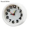 Quiet Quartz Bedside Alarm Clock  Compact No Tick Number Clock For Bedroom Desk Shelf  Home Decor B 7