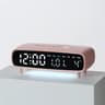 LED Digital Alarm Clock  Voice Control Desk Clock With Temperature Date Week Dual Alarms Timer  Amb 8