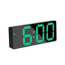 Voice Controlled Digital Wall Clock  Temperature Display Alarm With Night Mode Snooze 1224H  AntiDi 6