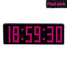 13 In Pixel LED Digital Wall Clock  Remote Control Countdown Stopwatch Timer With 1224 Hr For Home  7