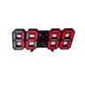 925 In 3D Digital Wall Clock  Modern LED Alarm Clock With Time Date Temperature Auto Dimming  Tripl 9