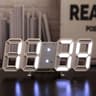 3D LED Digital Wall Clock  Colorful 1224H Time Display Modern Clock For Office Living Room Kitchen  11