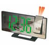 Large Number Mirror Projection Alarm Clock  Intelligent LED Digital Display For Bedroom Desk With T 10
