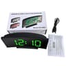 Digital LED Mirror Alarm Clock  Large Display Noiseless Electronic Clock For Bedroom Desk Office  B 6