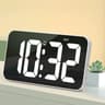 108 In LED Digital Wall Clock  Large Display Alarm Clock With Calendar Week Display Dimmer  Night M 8
