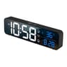 103 In LED Digital Alarm Clock  Large Display Wall  Table Clock With Dual Alarms 40 Ringtones Temp  9