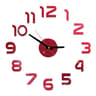 DIY 3D Mirror Wall Clock  Frameless Silent Quartz Acrylic Clock Sticker For Living Room Bedroom Off 9
