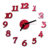 DIY 3D Mirror Wall Clock  Frameless Silent Quartz Acrylic Clock Sticker For Living Room Bedroom Off 7