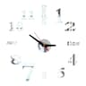 DIY 3D Mirror Wall Clock  Frameless Silent Quartz Acrylic Clock Sticker For Living Room Bedroom Off 17