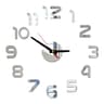 DIY 3D Mirror Wall Clock  Frameless Silent Quartz Acrylic Clock Sticker For Living Room Bedroom Off 20